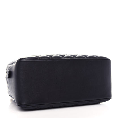 Chanel Calfskin Quilted CC Medium Vanity Case Black 4 of 11
