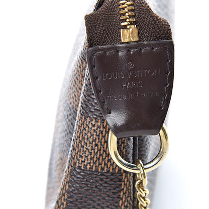 Louis Vuitton Damier Ebene Complice Trunks and Bags Mini Pochette Accessories Red 6 of 10