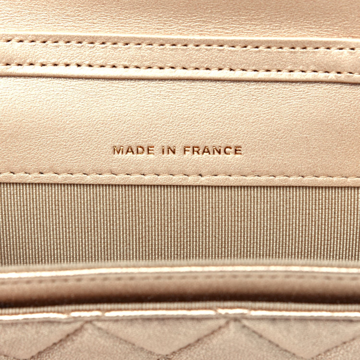 Chanel Metallic Lambskin Quilted Flap Chain Waist Bag Gold 7 of 15