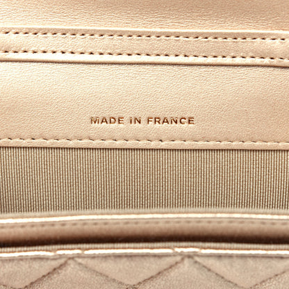Chanel Metallic Lambskin Quilted Flap Chain Waist Bag Gold 7 of 15