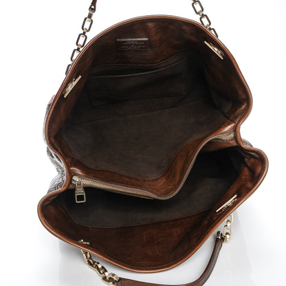 Louis Vuitton Monogram Paris Souple Whisper PM Chocolate 5 of 9