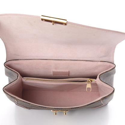 Louis Vuitton Damier Ebene Caissa Clutch Rose Ballerine 4 of 7