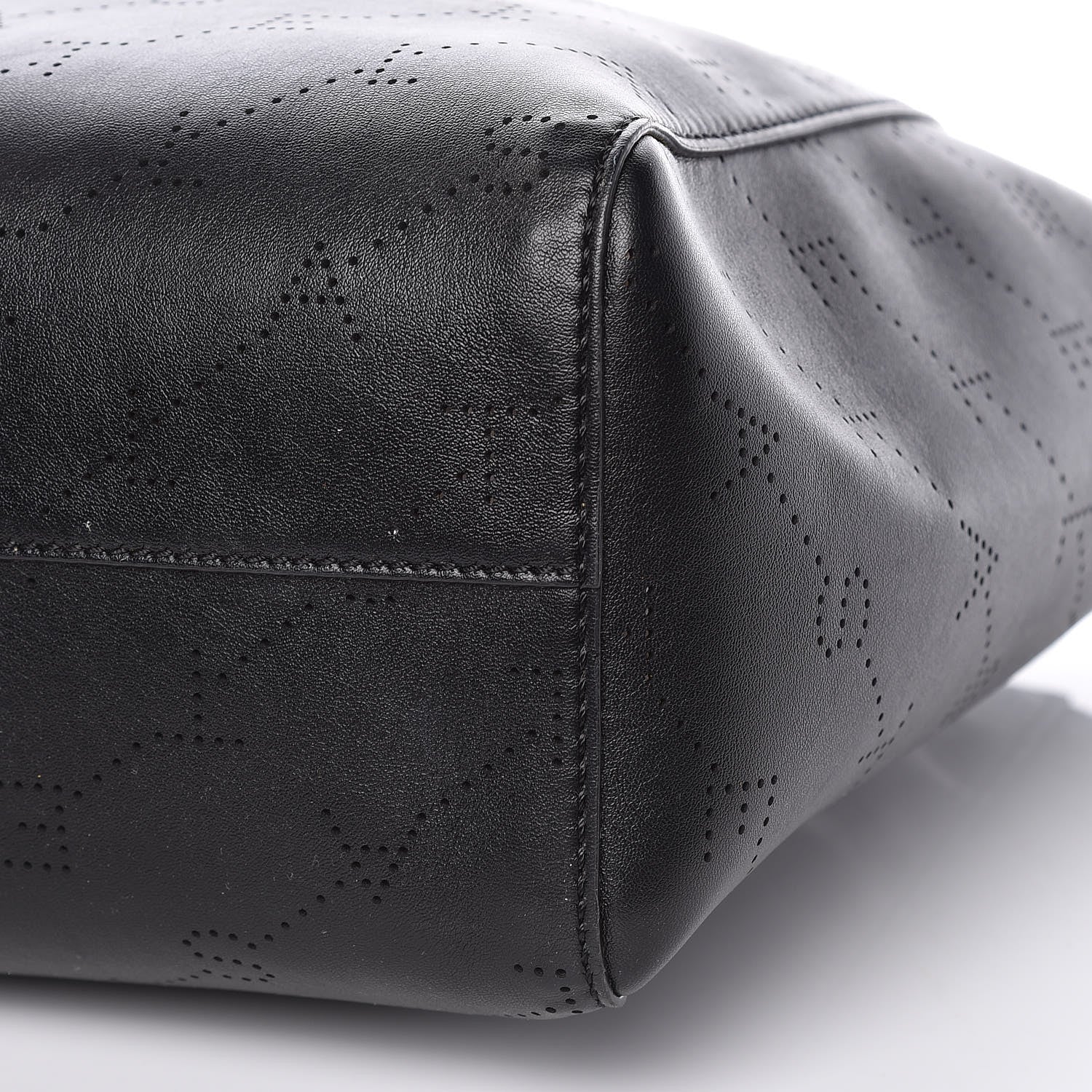 Stella McCartney Eco Alter Nappa Perforated Logo Tote Black 9 of 10