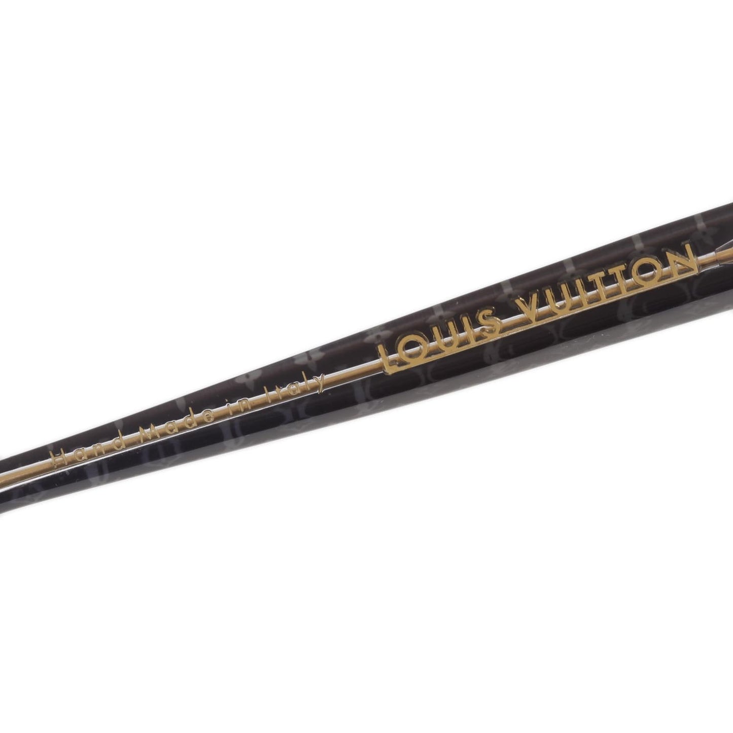 Acetate Frame Monogram Sunglasses Black
