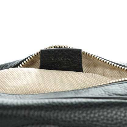 Gucci Pebbled Calfskin Small Soho Disco Bag Black 7 of 7