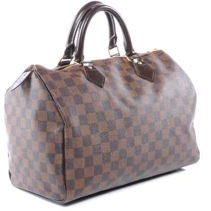 Louis Vuitton Damier Ebene Speedy 30 4 of 15