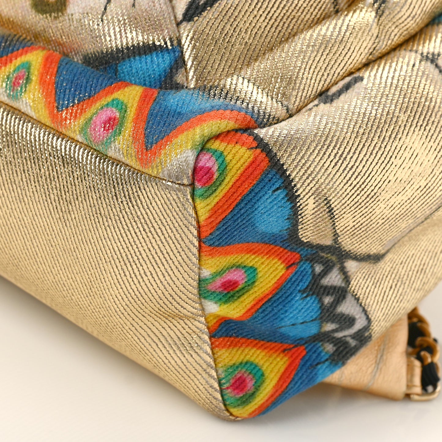 Graffiti Printed Canvas Street Spirit Backpack Multicolor