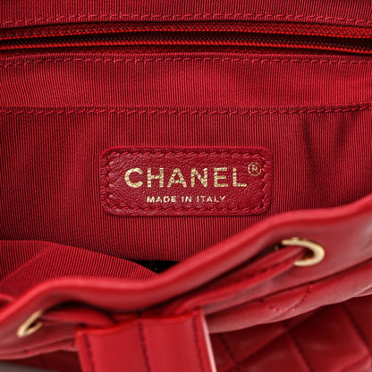 Chanel Lambskin Quilted Small Urban Spirit Backpack Dark Pink 6 of 10
