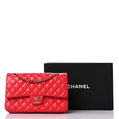 Chanel Caviar Quilted Medium Double Flap Red 17 of 17