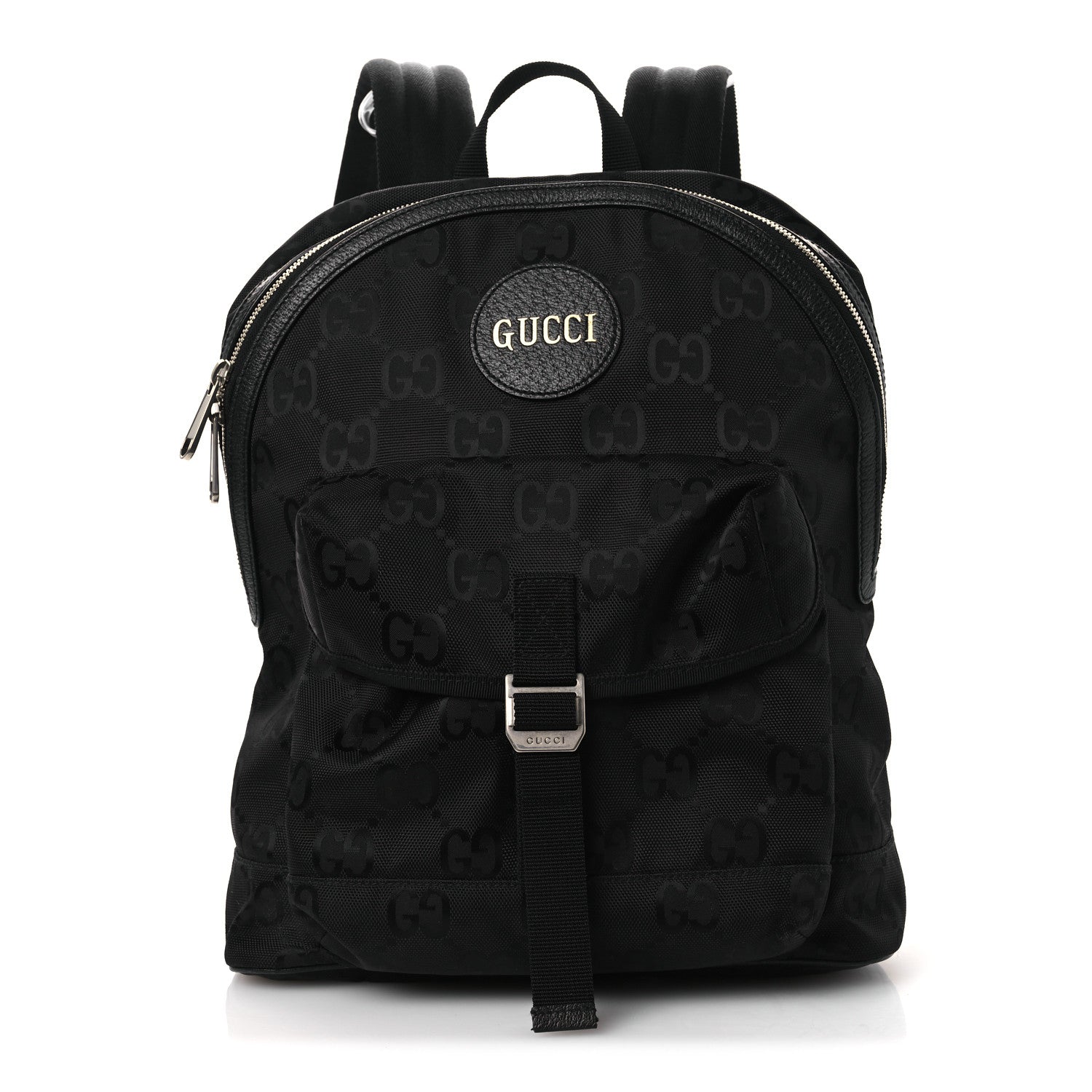 Gucci Econyl Nylon Monogram Off The Grid Backpack Black 1 of 11
