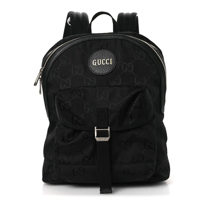 Gucci Econyl Nylon Monogram Off The Grid Backpack Black 1 of 11