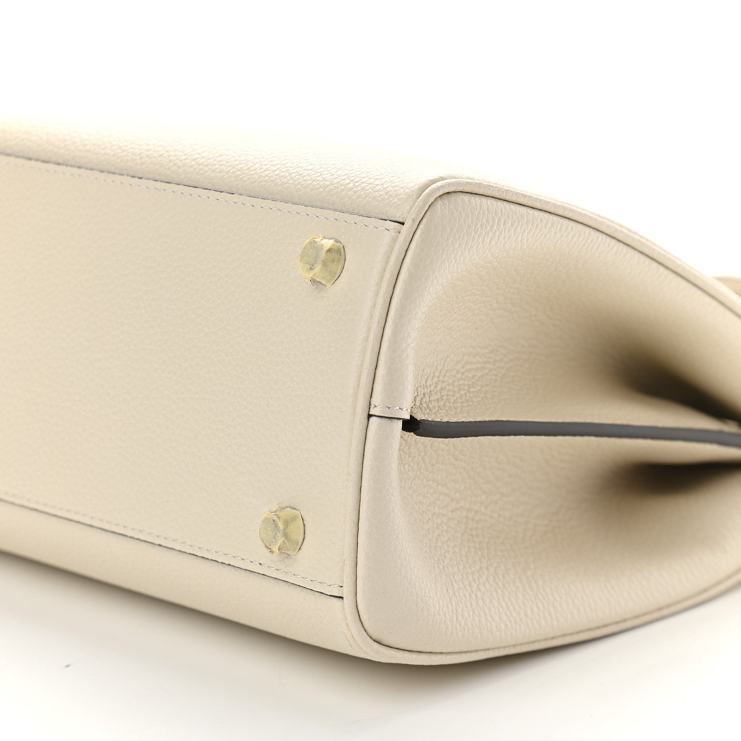 Gucci Grainy Calfskin Small Zumi Top Handle Bag Mystic White 9 of 9
