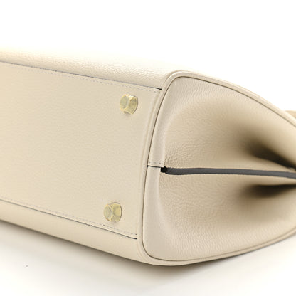 Gucci Grainy Calfskin Small Zumi Top Handle Bag Mystic White 9 of 9