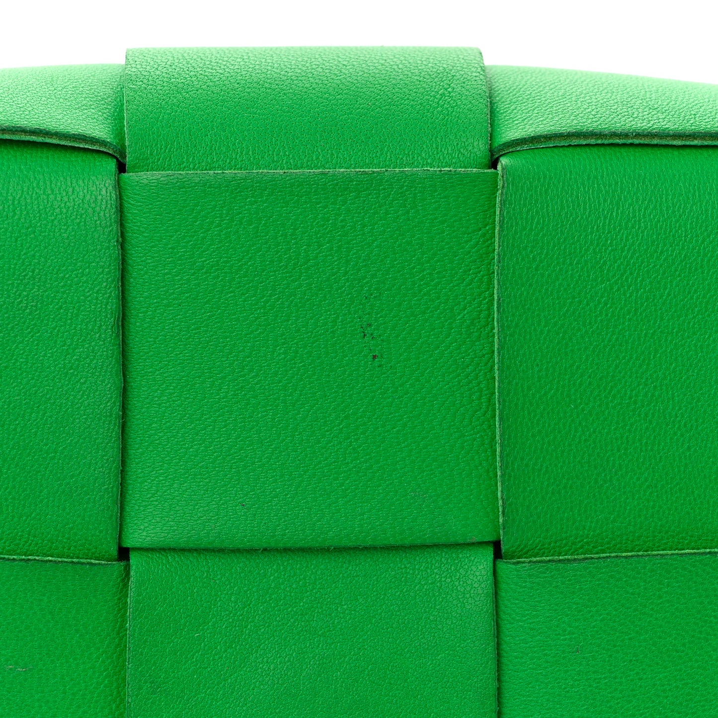 Lambskin Maxi Intrecciato Extra Mini Cassette Crossbody Bag Parakeet