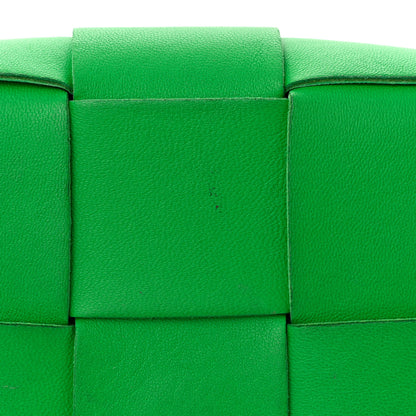 Bottega Veneta Lambskin Maxi Intrecciato Extra Mini Cassette Crossbody Bag Parakeet 11 of 11