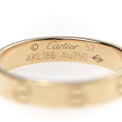 Cartier 18K Yellow Gold 3.5mm LOVE Wedding Band Ring 52 6 4 of 4
