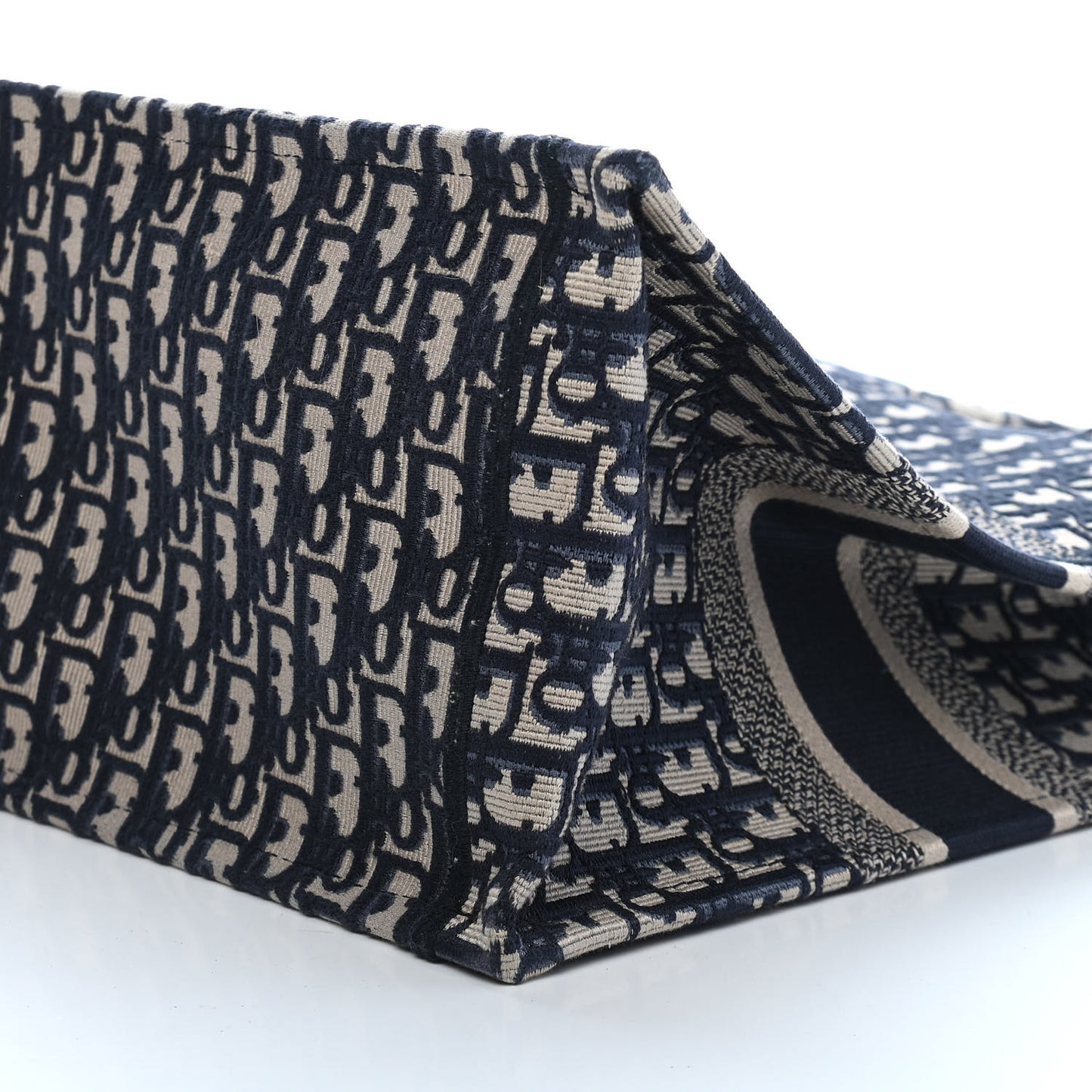 Oblique Medium Book Tote Blue Multicolor