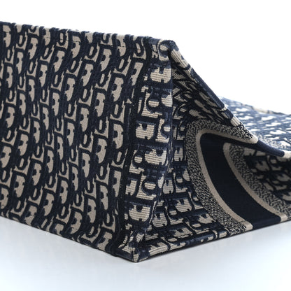 Christian Dior Oblique Medium Book Tote Blue Multicolor 9 of 10