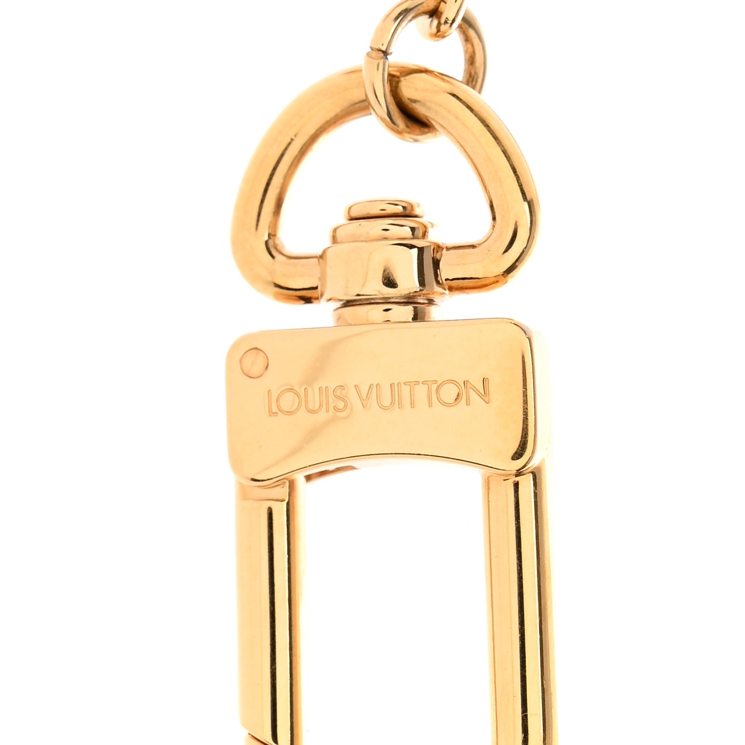 Louis Vuitton Brass Monogram Blooming Flowers Bag Charm Key Holder Rose Ballerine 3 of 5