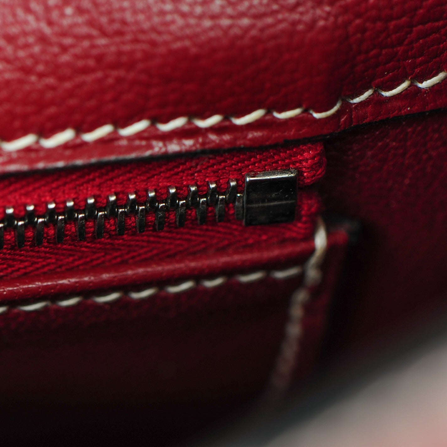 Hermes Veau Lisse Birkin 30 Rouge H 13 of 26