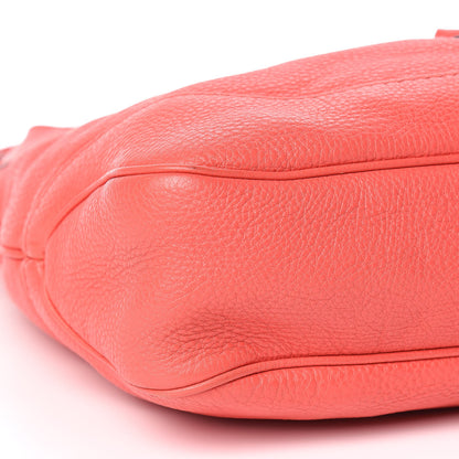 Gucci Calfskin Medium New Jackie Shoulder Bag Coral 8 of 9