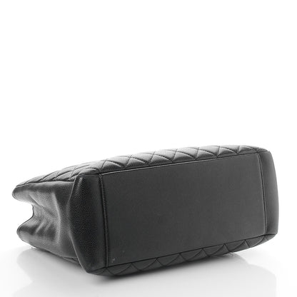 Chanel Caviar Quilted Grand Shopping Tote GST Black 4 of 7