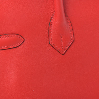 Hermes Swift Birkin 25 Rouge De Coeur 11 of 11
