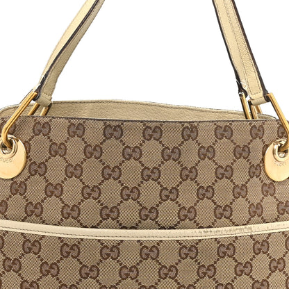 Gucci Monogram Medium Eclipse Shoulder Bag Off White 8 of 14