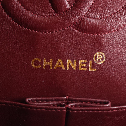 Chanel Lambskin Quilted Medium Double Flap Black 6 of 11