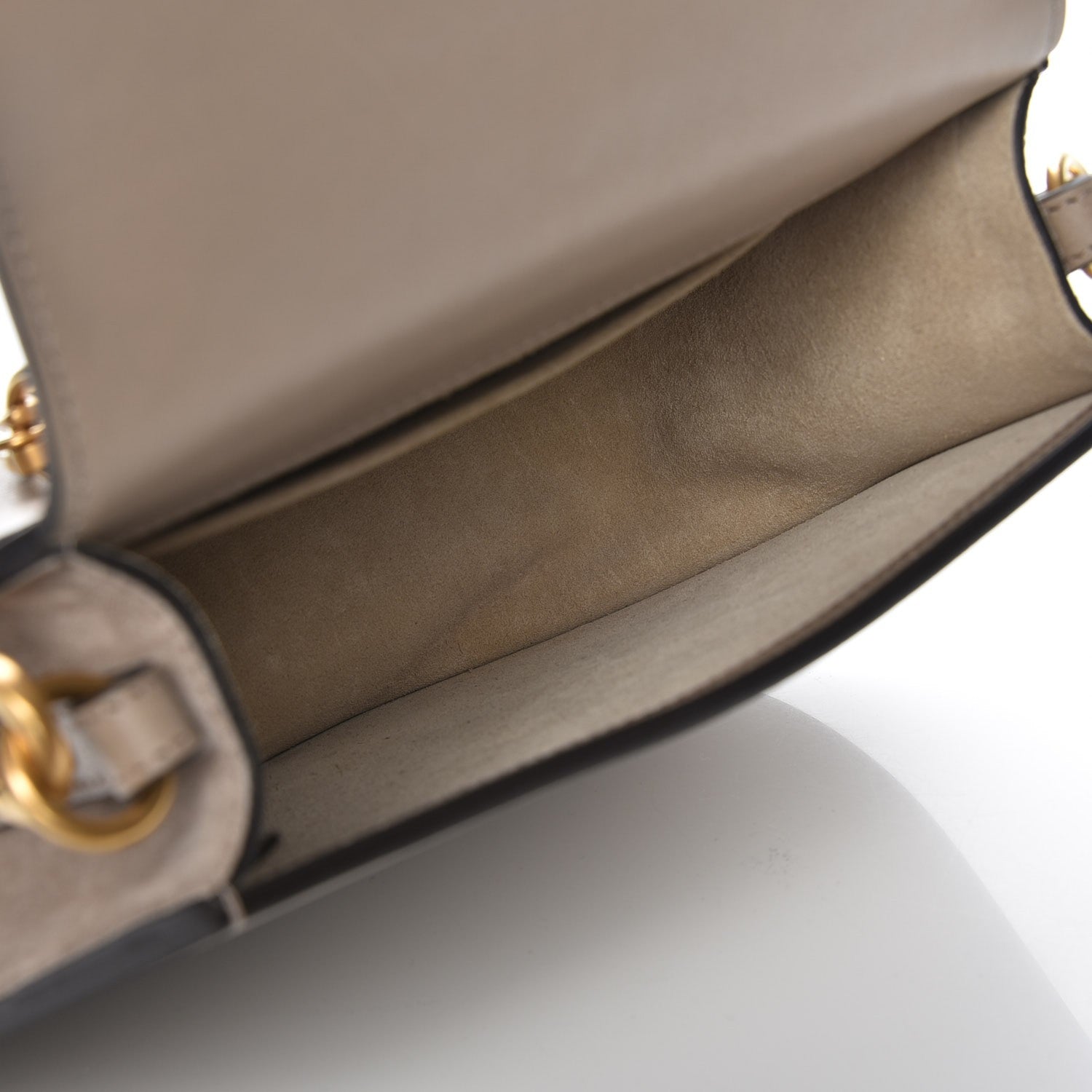 Chloe Calfskin Suede Medium Nile Bracelet Bag Motty Grey 5 of 7