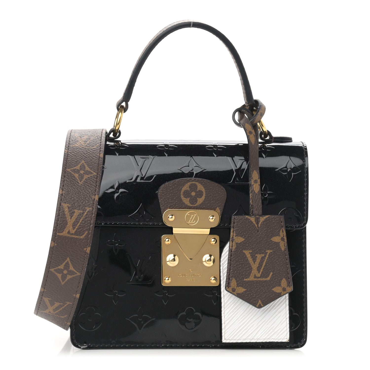 Louis Vuitton Vernis Epi Monogram Spring Street Black 1 of 10