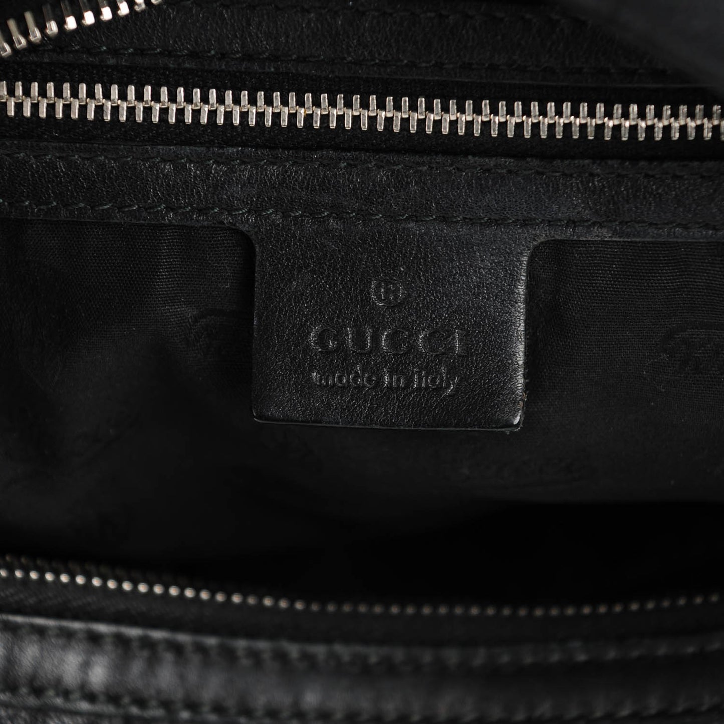 Guccissima Large GG Twins Hobo Black