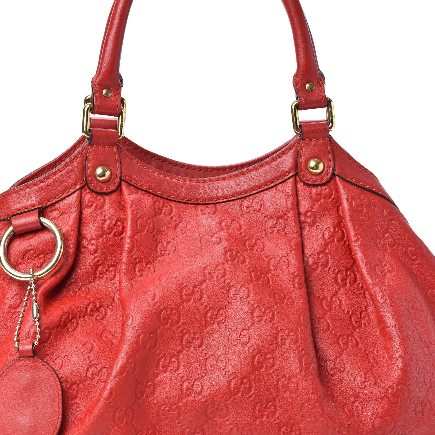 Gucci Guccissima Medium Sukey Tote Tabasco 10 of 12