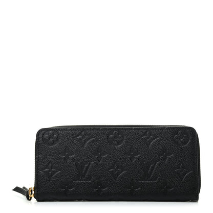 Louis Vuitton Empreinte Clemence Wallet Black 1 of 6