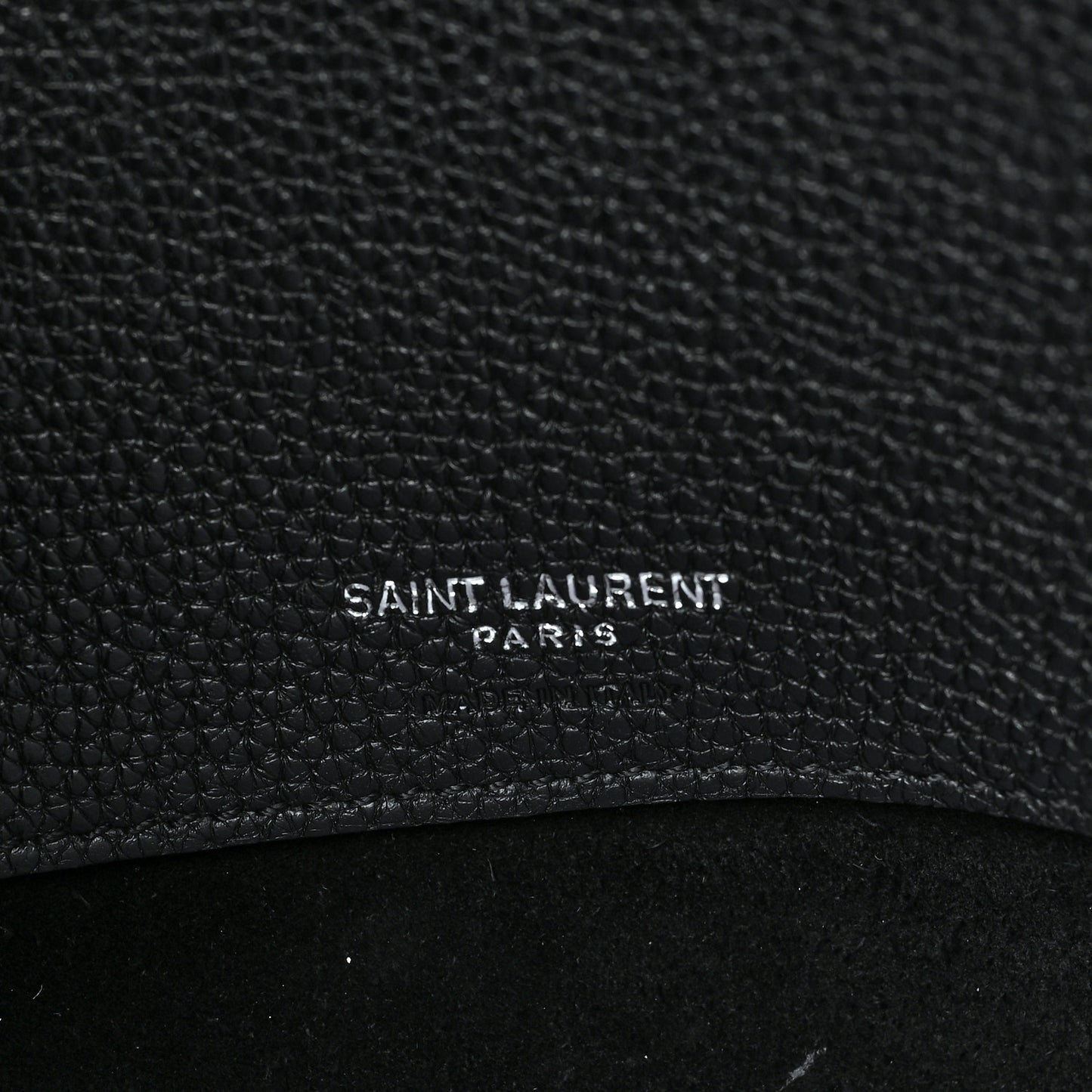 Grained Calfskin Medium Souple Sac De Jour Black