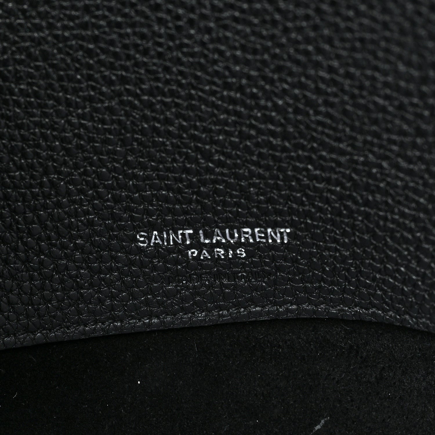 Saint Laurent Grained Calfskin Medium Souple Sac De Jour Black 5 of 8