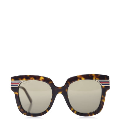 Gucci Acetate Square Frame Web GG0281SA Sunglasses Havana 3 of 8