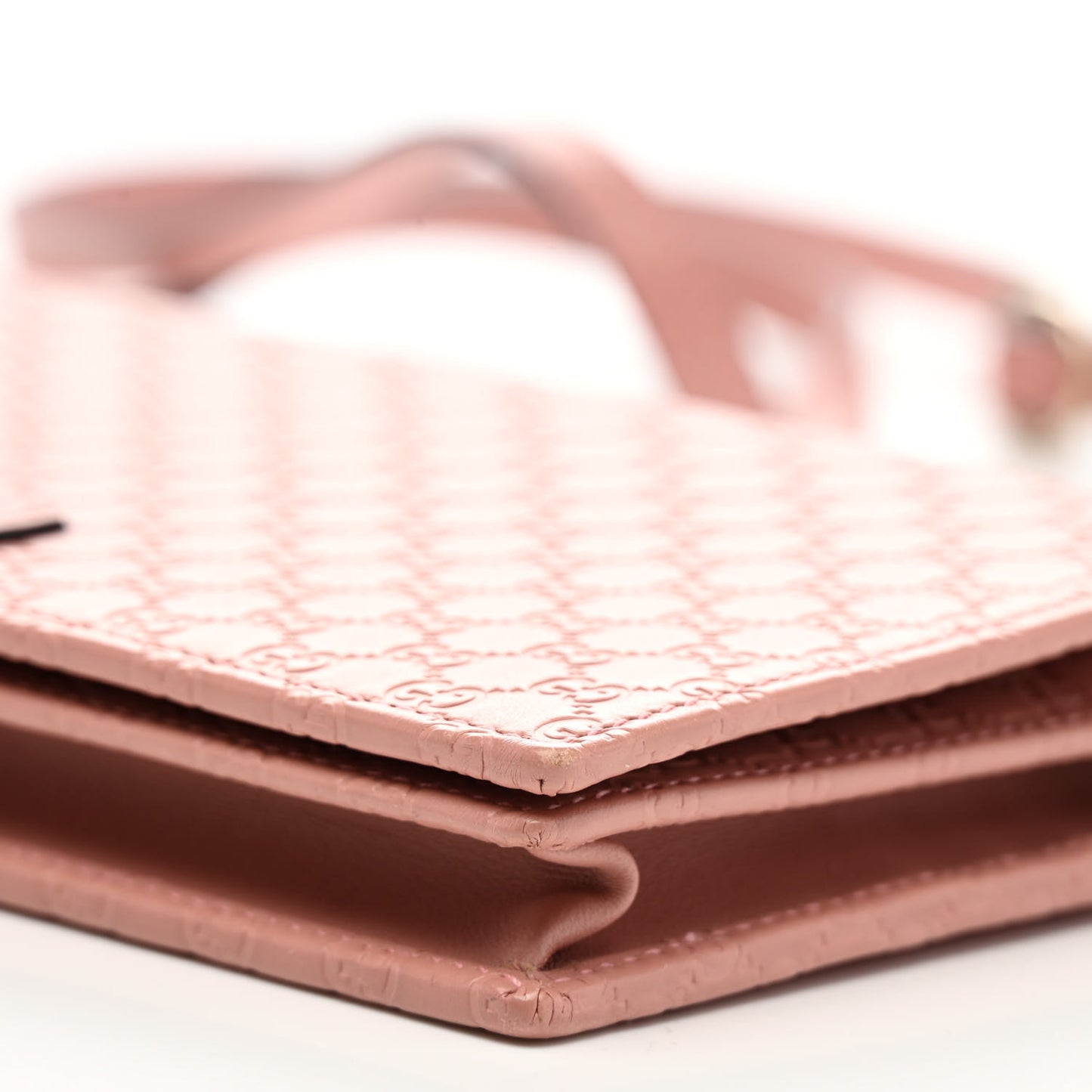 Microguccissima Crossbody Wallet Soft Pink