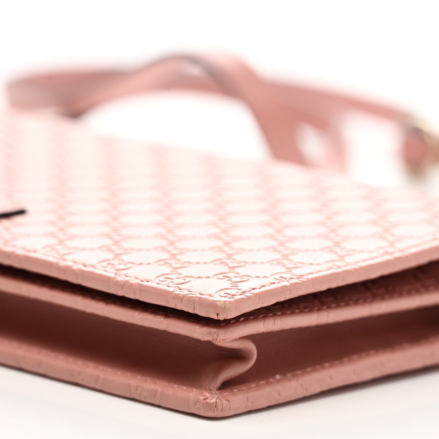 Gucci Microguccissima Crossbody Wallet Soft Pink 8 of 8