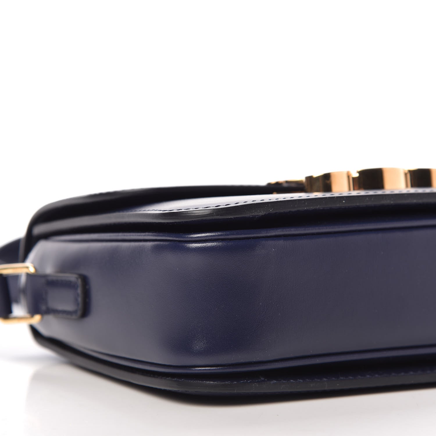 Celine Shiny Calfskin Teen Triomphe Dark Blue 6 of 10