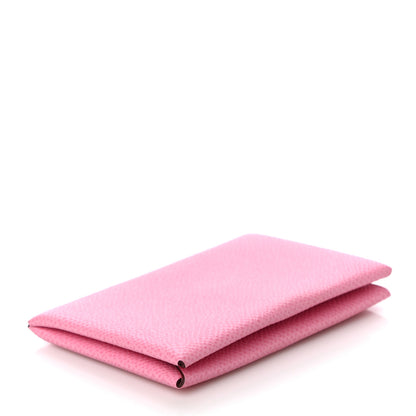 Hermes Epsom Calvi Card Case 5P Pink 4 of 10