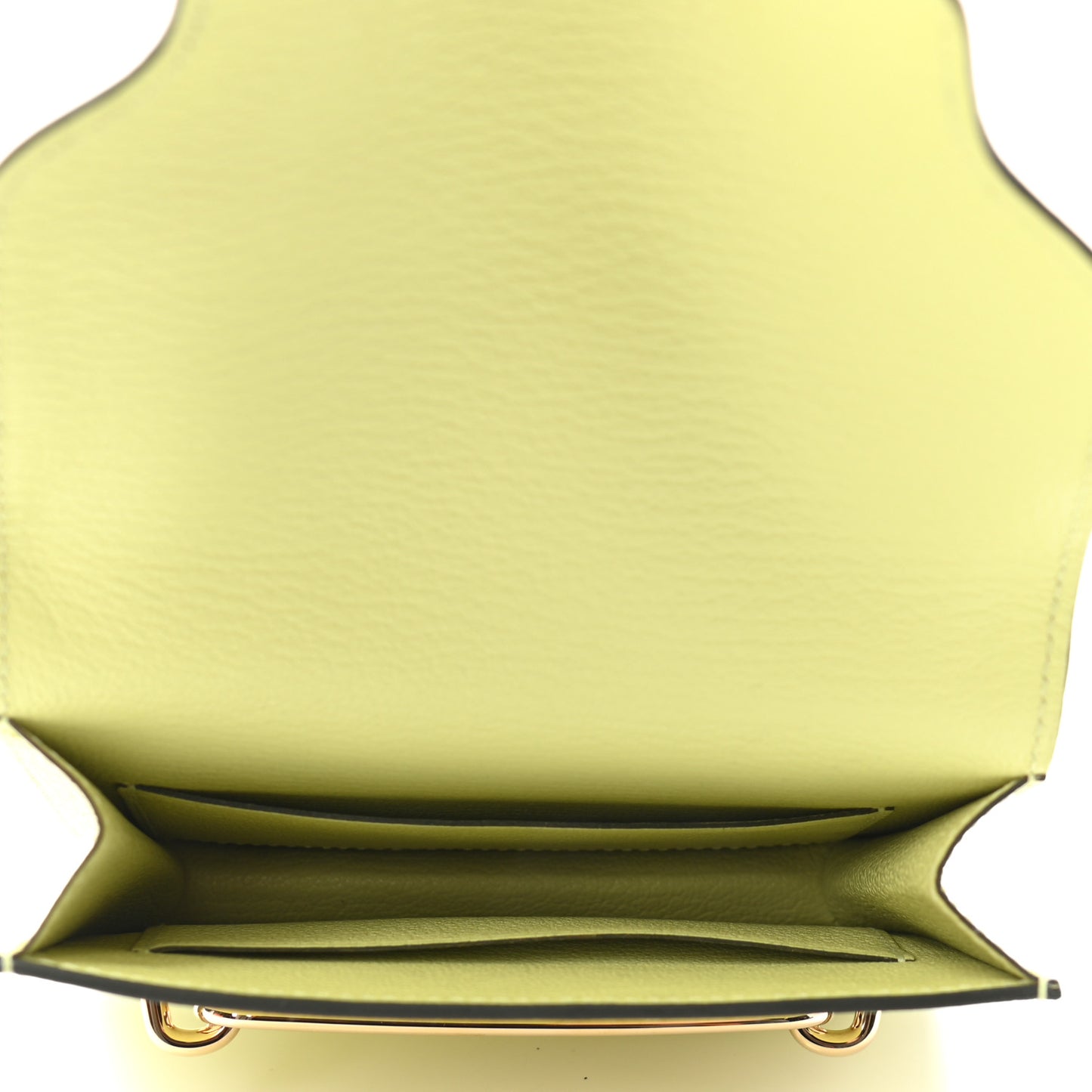 Chevre Mysore Roulis Slim Wallet Jaune Poussin