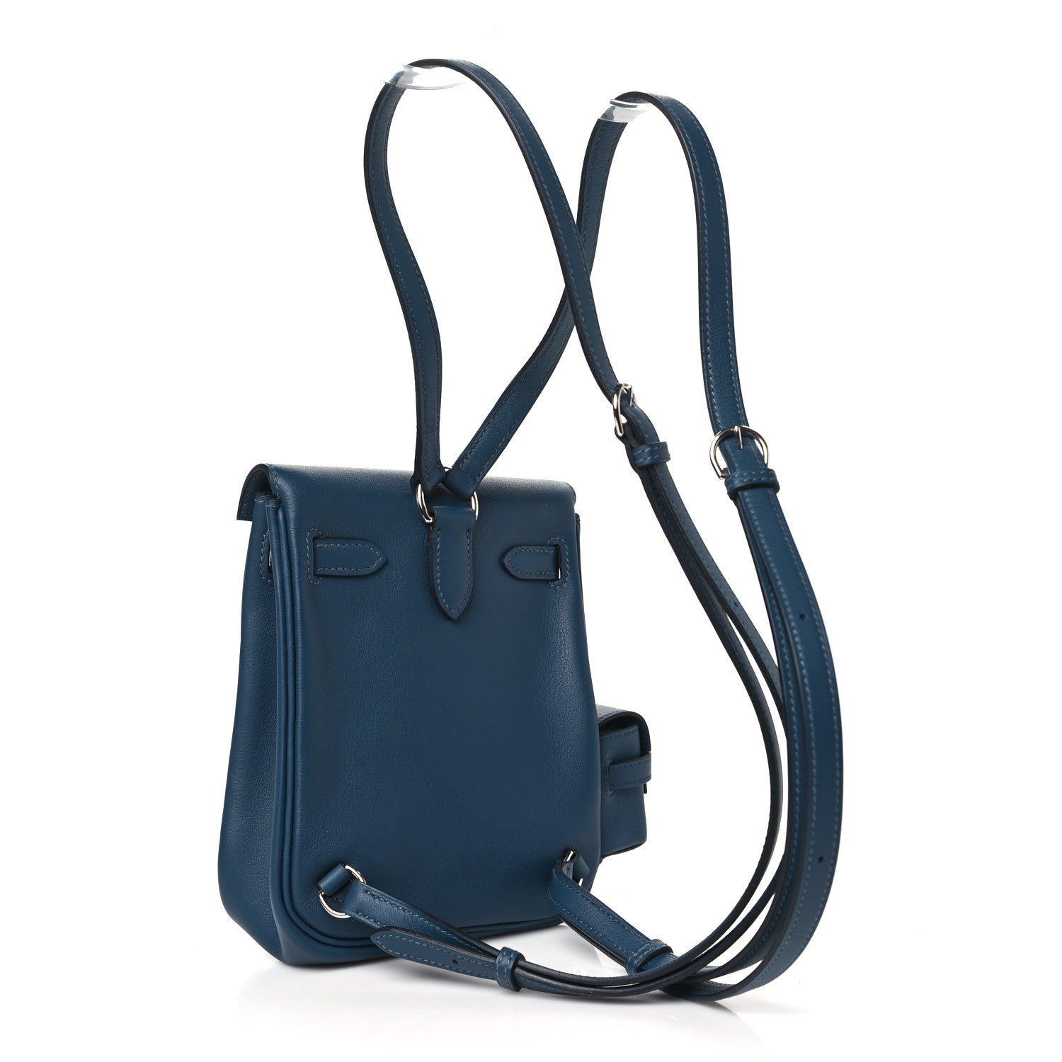 Hermes Swift Kelly Jump Backpack Bleu de Prusse 3 of 11