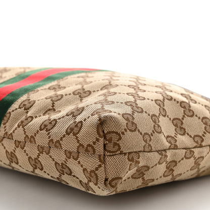 Gucci GG Monogram Web Flat Messenger Bag Black 11 of 11