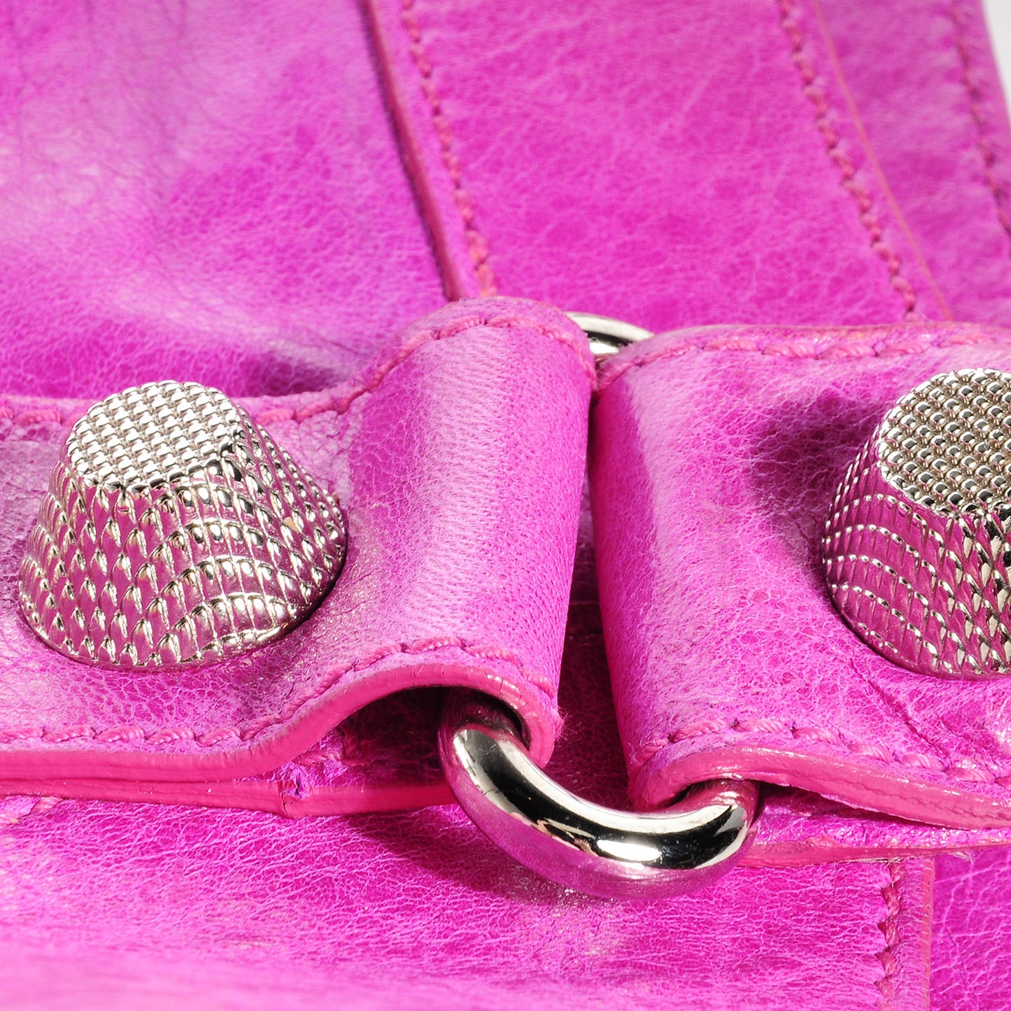 Agneau Giant 21 Silver Hardware City Magenta
