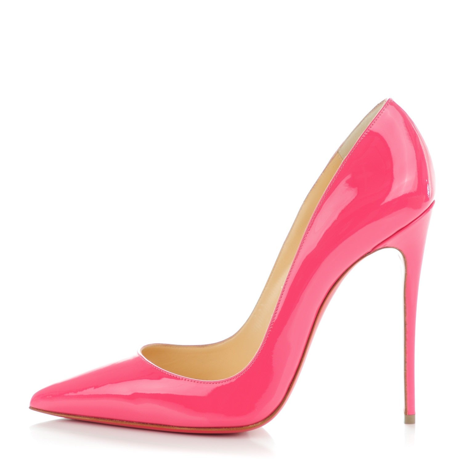 Christian Louboutin Patent So Kate 120 Pumps 38.5 Bonbon 1 of 8