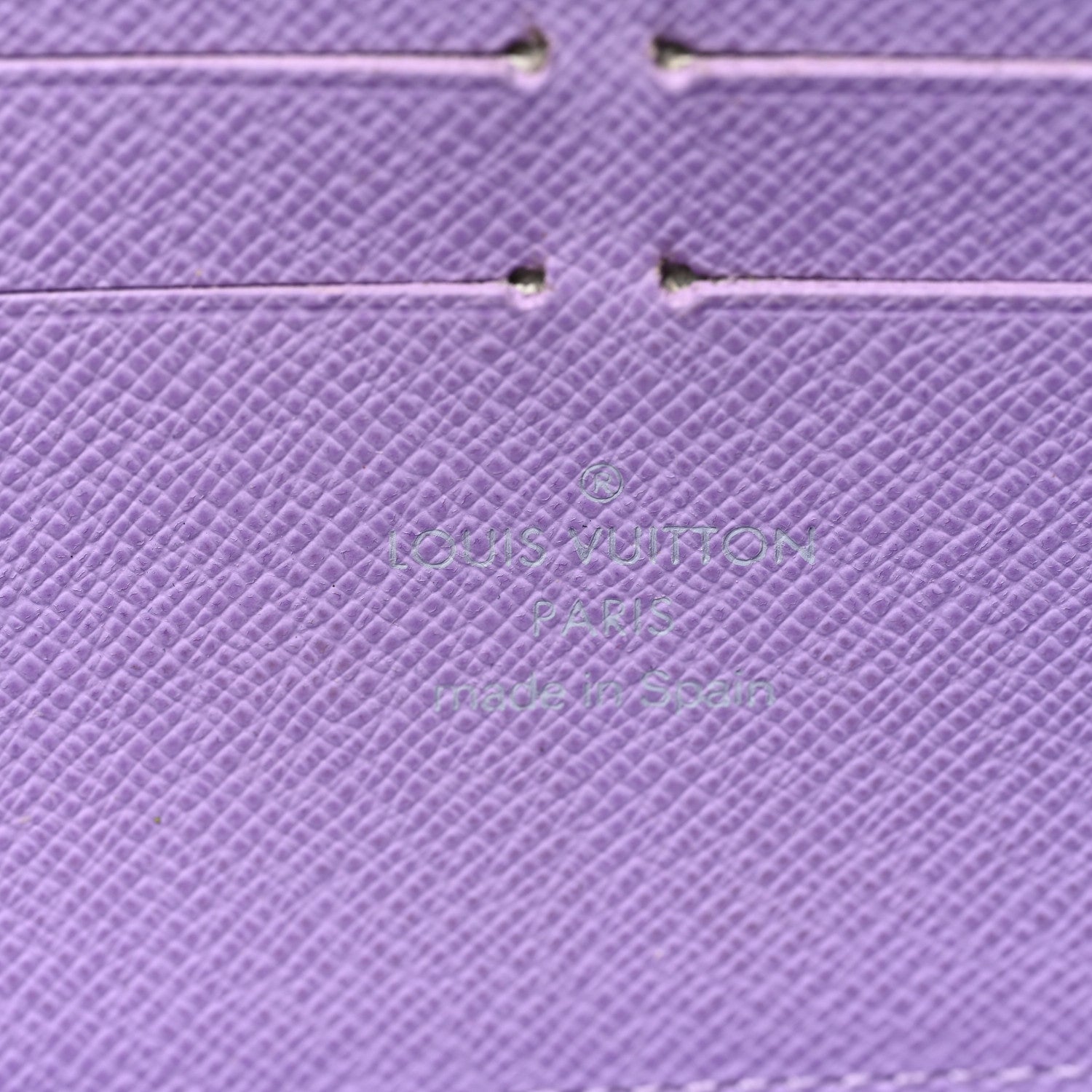 Louis Vuitton Monogram Multicolor Zippy Wallet Black Violet 5 of 6