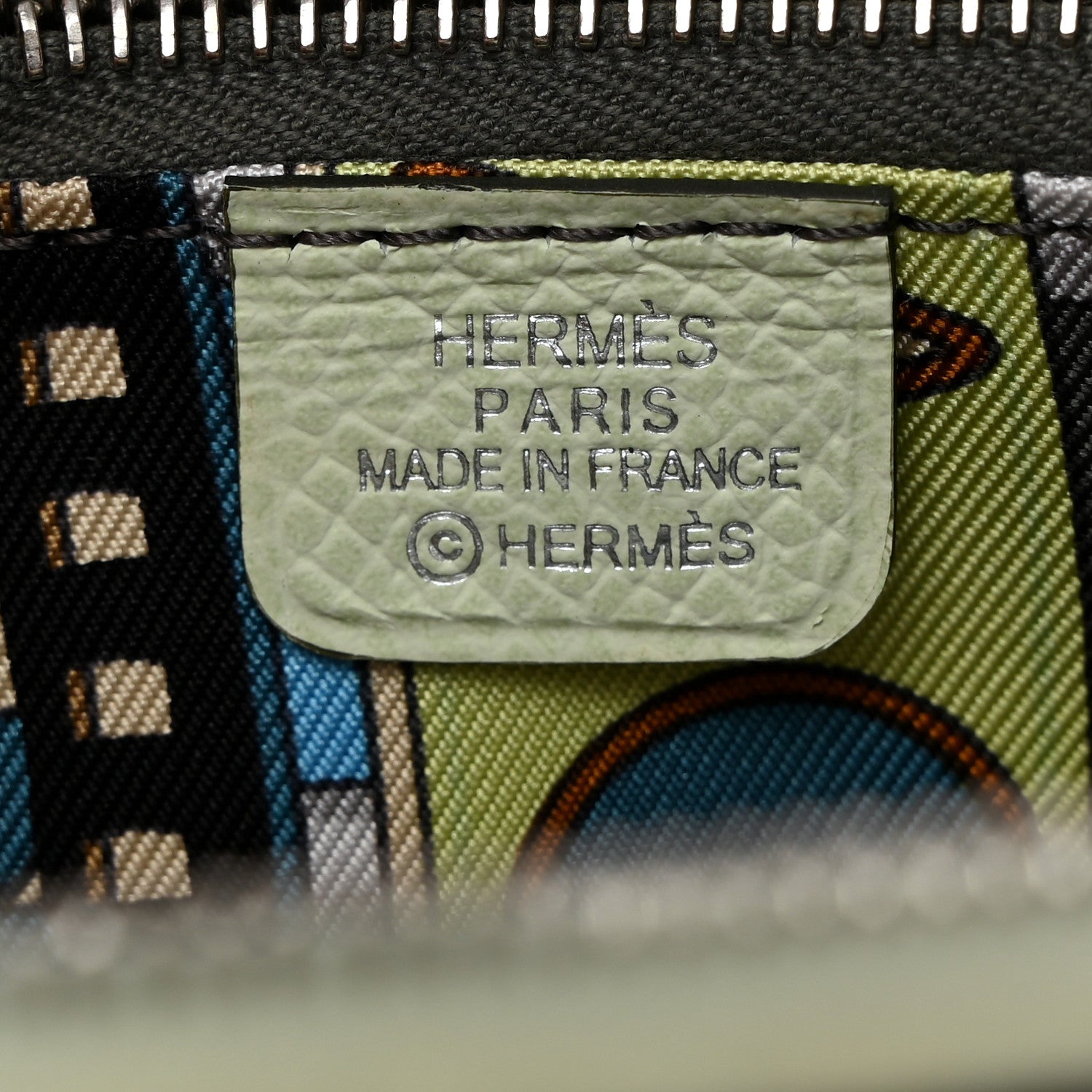 Hermes Epsom Silk'In Compact Wallet Vert Fizz 6 of 8