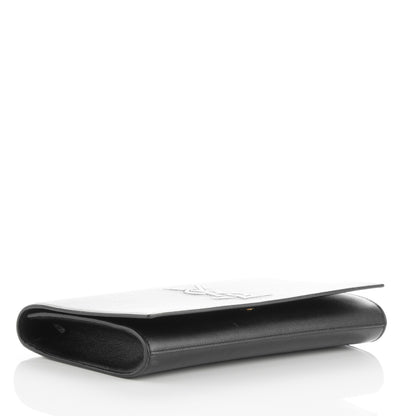 Saint Laurent Calfskin Monogram Large Belle De Jour Clutch Black 3 of 5