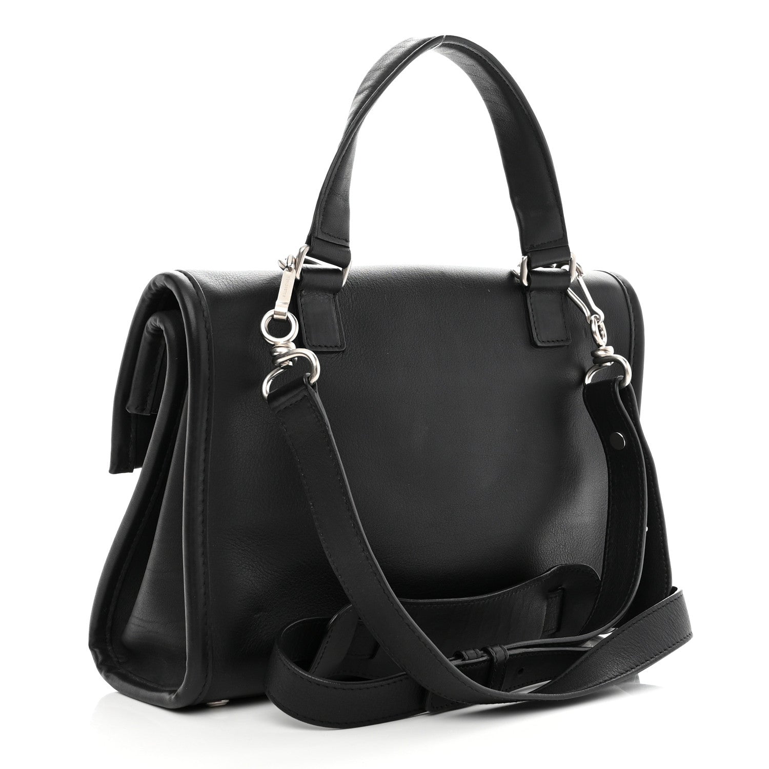 Balenciaga Veau Soyeux Small Tool Satchel Black 3 of 9